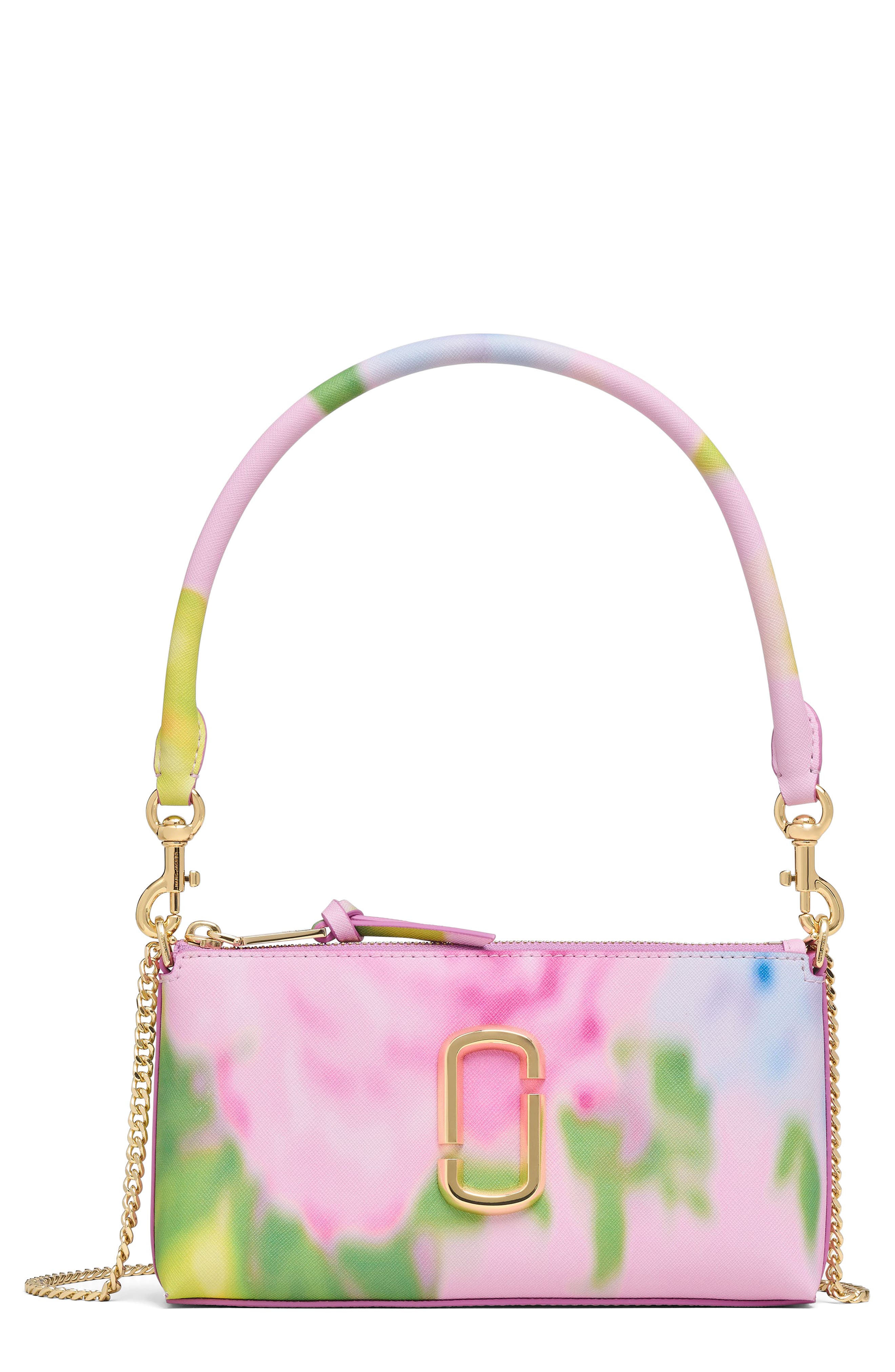 Marc Jacobs The Snapshot Pochette Bag, Main, color, Ribbon Pink Multi