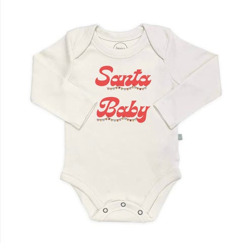 Organic Baby Graphic Bodysuit | Santa Baby (baby)