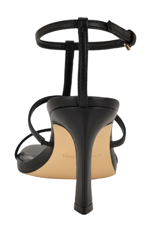 Calvin Klein Pelara Ankle Strap Sandal In Black