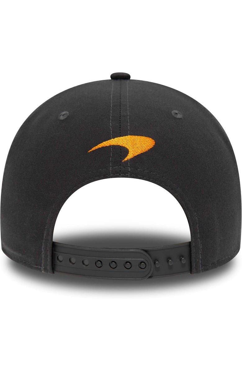 New Era Men's New Era Gray McLaren F1 Team Repreve 9FORTY Snapback Hat, Alternate, color, 