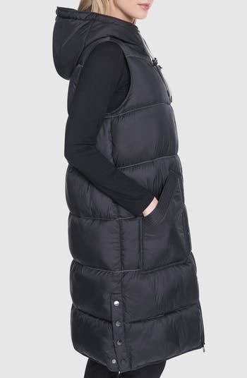 Kerr Hooded Longline Puffer Vest