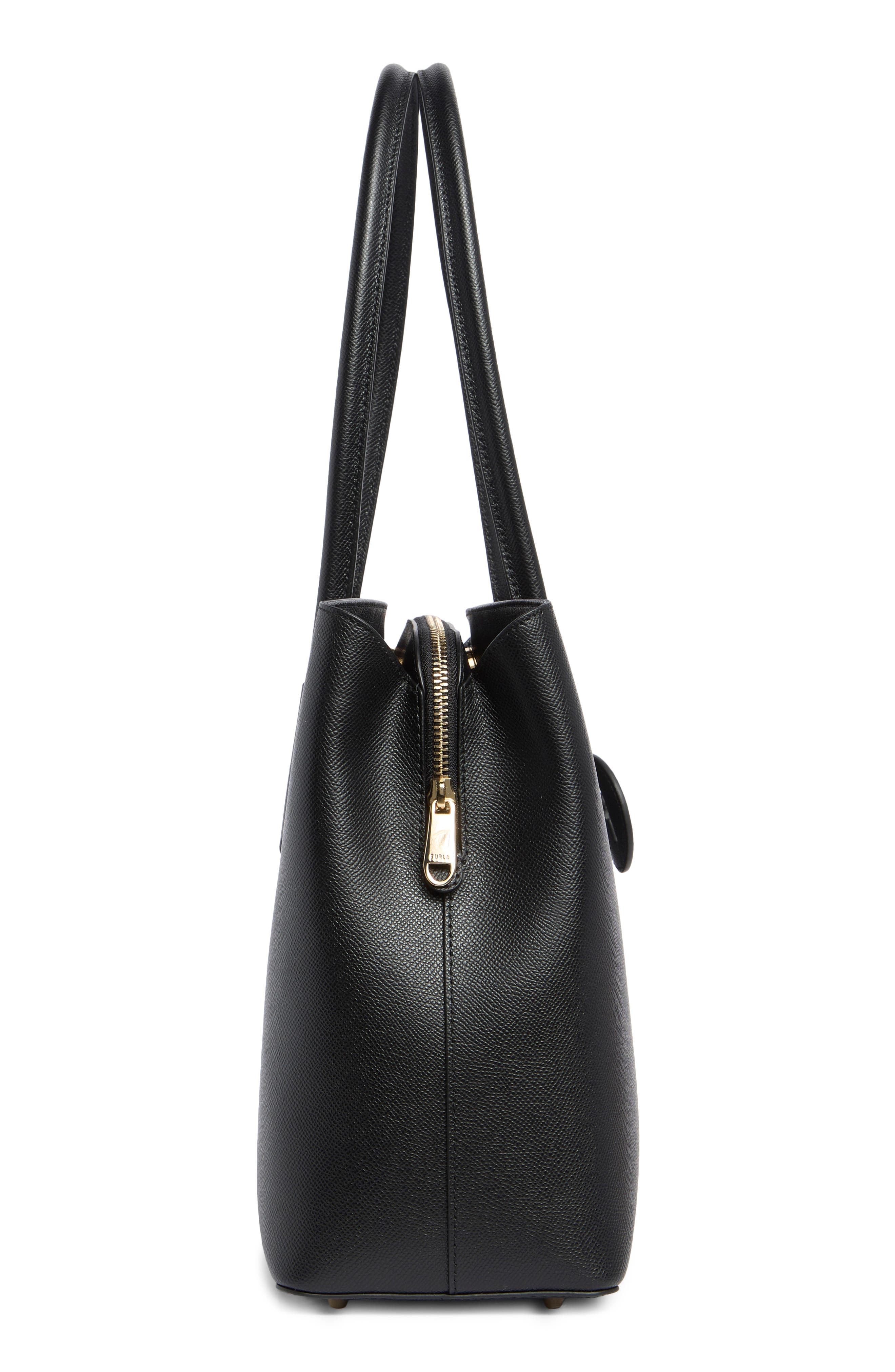 Furla Tessa Tote Bag, Alternate, color, Nero