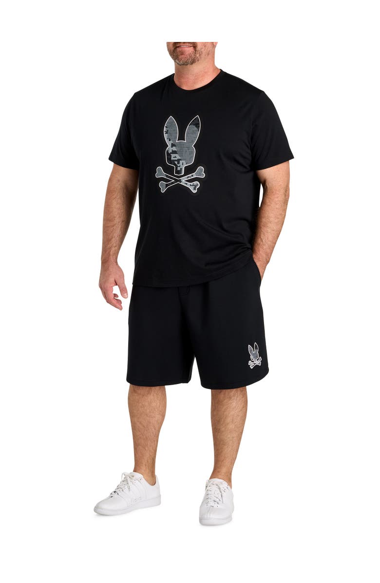 Psycho Bunny Big & Tall Olivier Graphic Tee, Alternate, color, Black