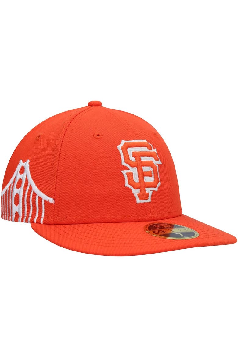 Men's New Era Orange San Francisco Giants City Connect Low Profile 59FIFTY Fitted Hat, Main, color, Orange
