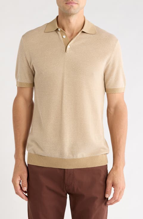 Two-Tone Cotton Polo
