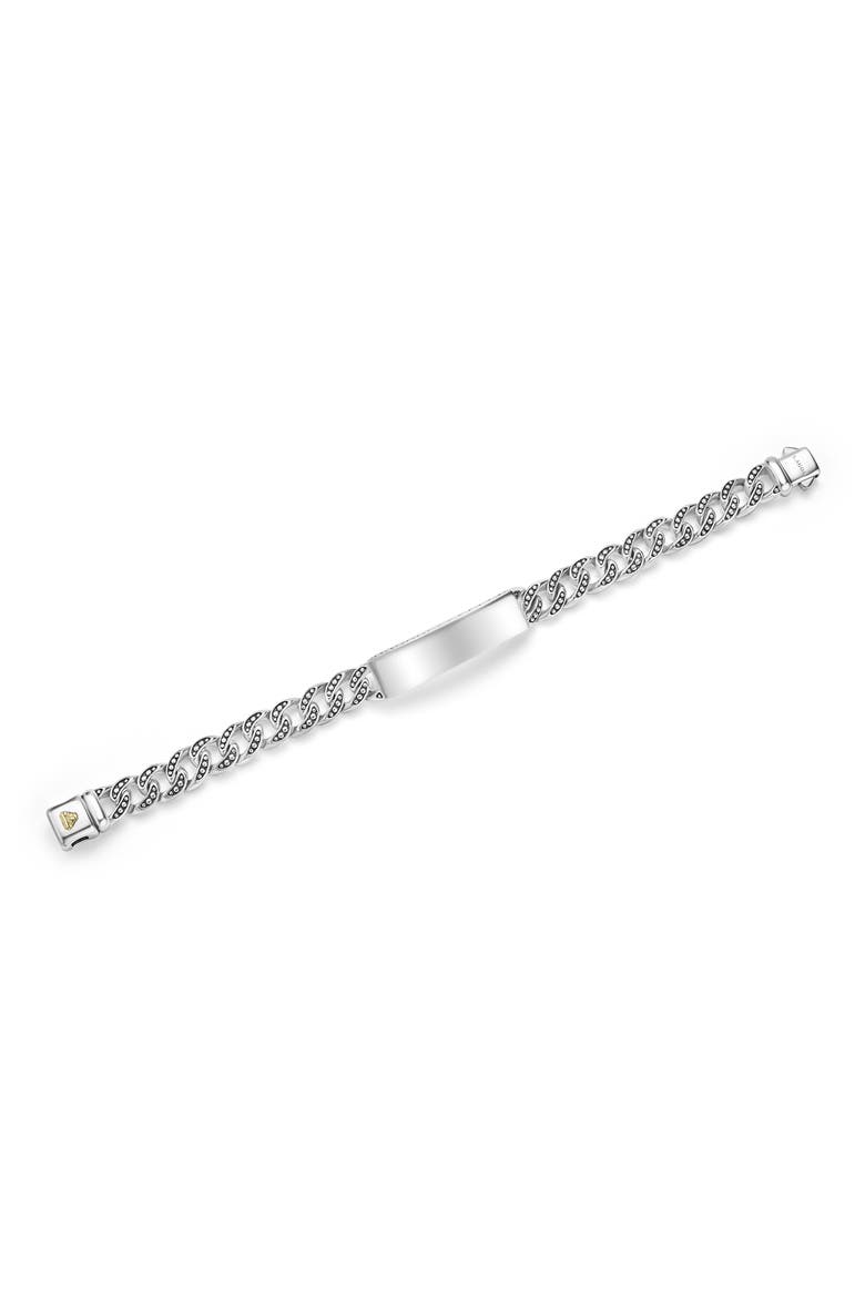 Men's Anthem ID Curb Chain Bracelet, Alternate, color, SILVER