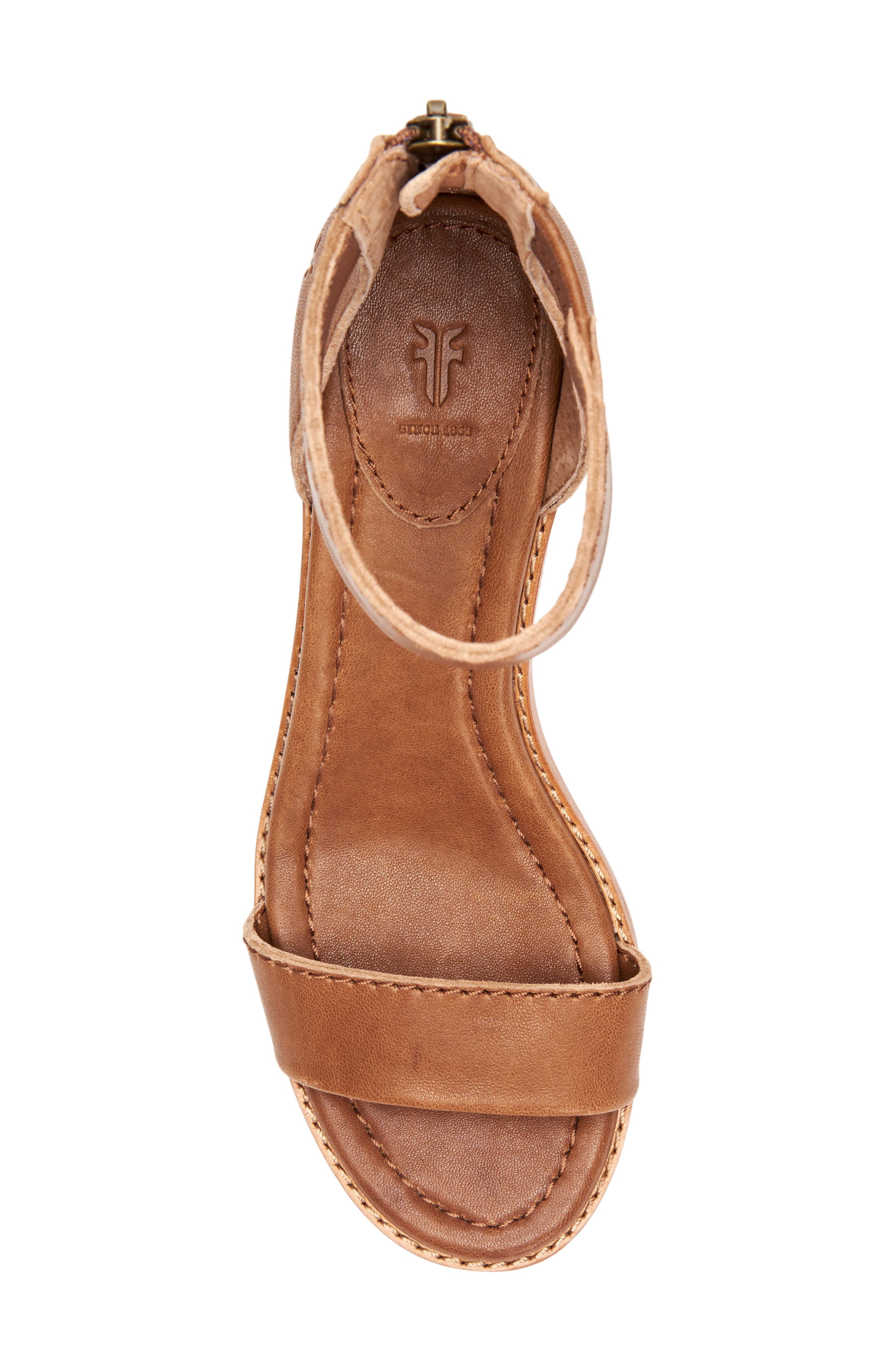 Brielle Sandal, Alternate, color, COGNAC LEATHER