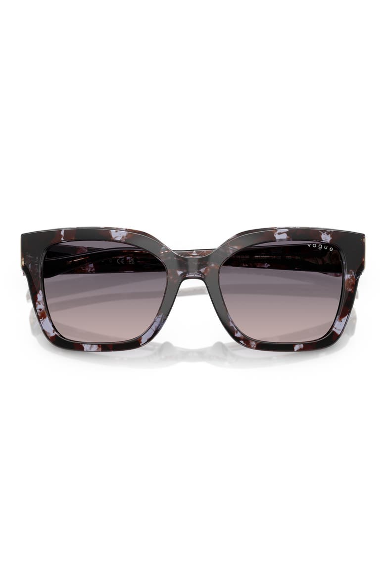 54mm Polarized Square Sunglasses, Main, color, PURPLE