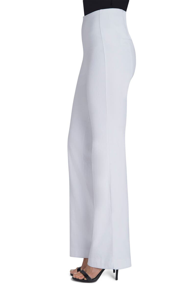 'Lyssentials Wide Leg Denim Trousers, Alternate, color, WHITE