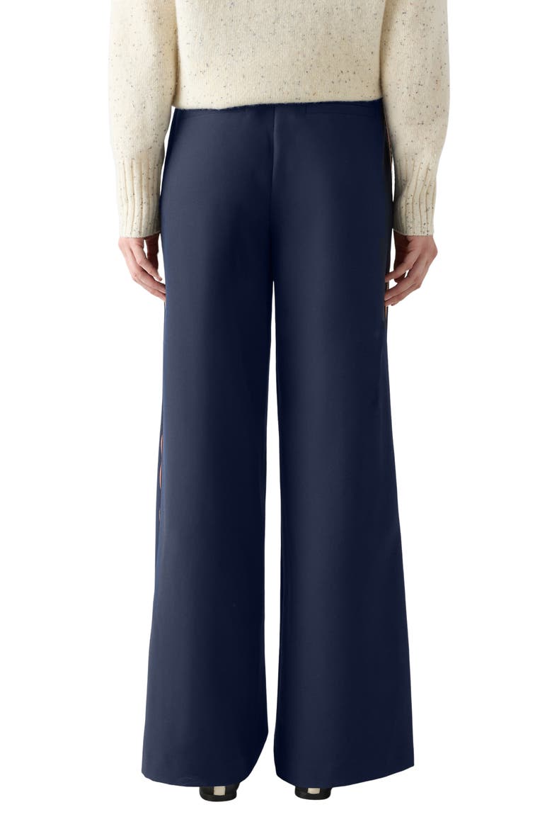 Cecile Stripe Wide Leg Pants, Alternate, color, NAVY MULTI