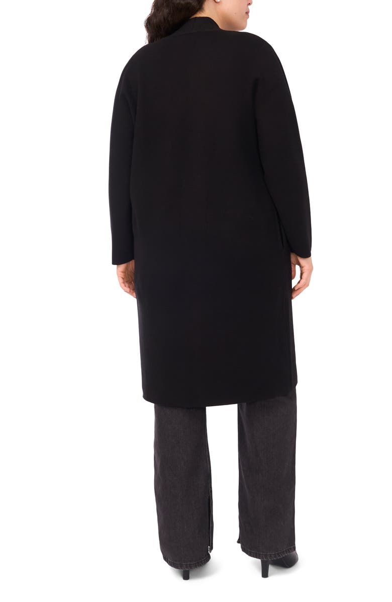 Halogen<sup>®</sup> Open Front Longline Cardigan, Alternate, color, Rich Black