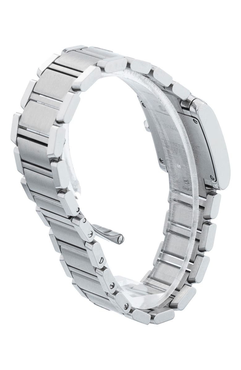 Watchfinder & Co. Cartier Preowned Tank Francaise Diamond Bracelet Watch, 20mm, Alternate, color, 