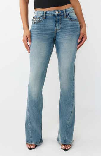True Religion Joey Flap Pocket Flare Leg Jeans