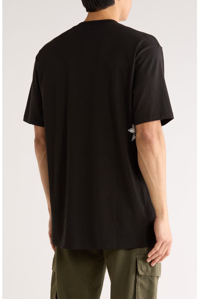 Stone Graphic T-Shirt, Alternate, color, BLACK