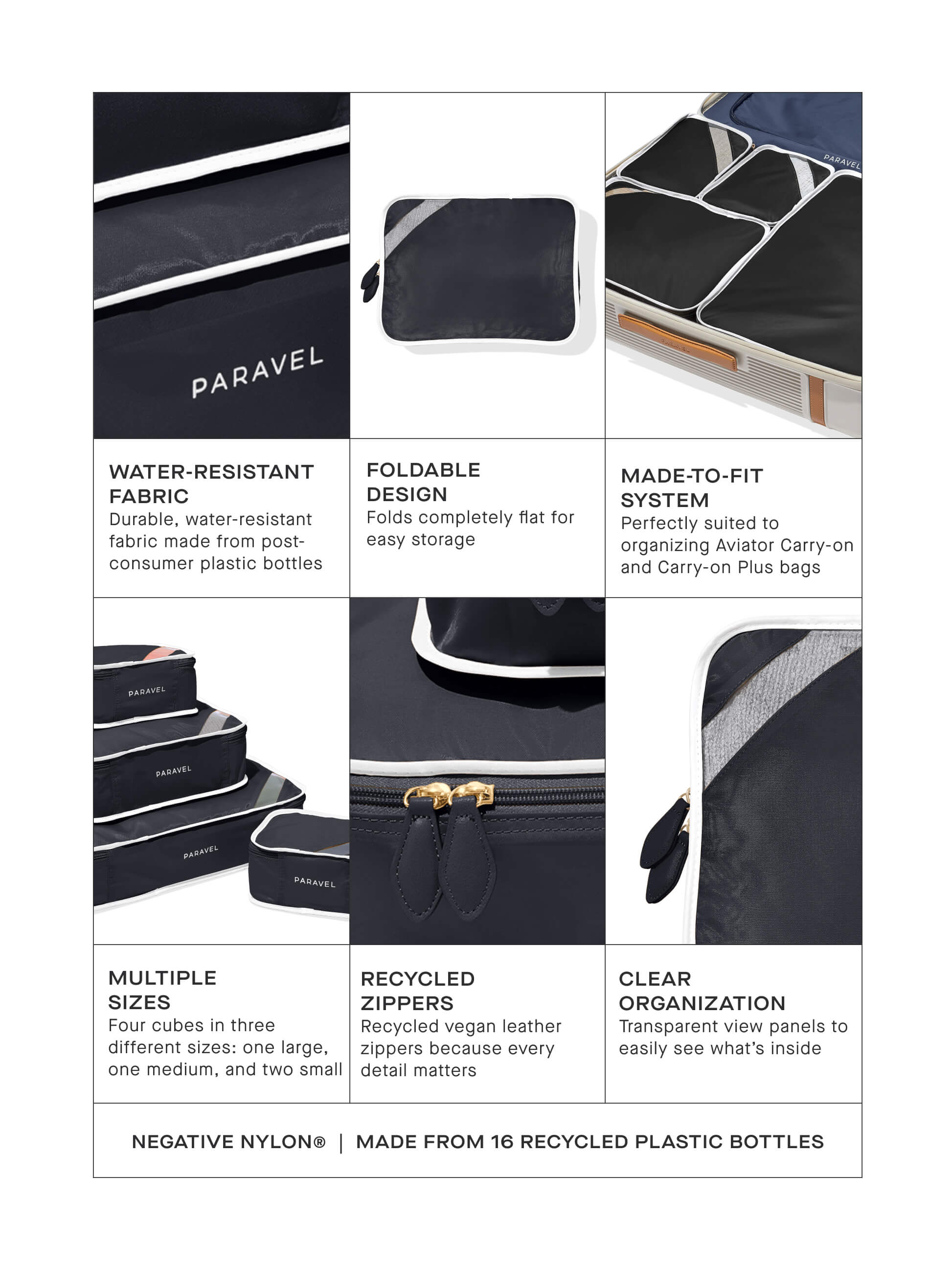 Paravel Packing Cube Quad, Alternate, color, 