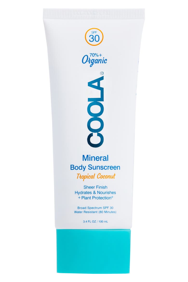 Suncare Mineral Body Sunscreen Tropical Coconut SPF 30, Alternate, color, NO COLOR