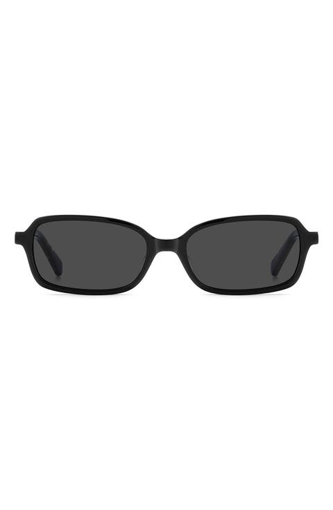 Carolina 53mm Rectangle Sunglasses