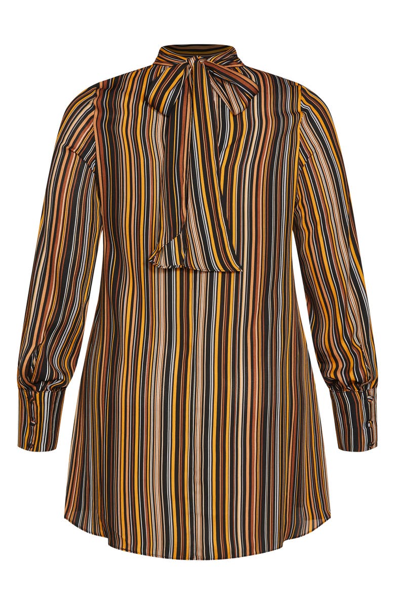 City Chic Intrigue Long Sleeve Tunic, Alternate, color, 