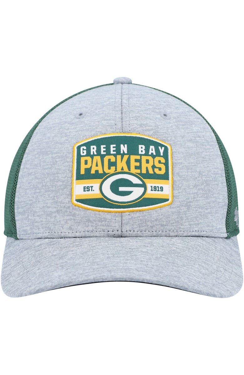 '47 Men's '47 Heathered Gray/Green Green Bay Packers Motivator Flex Hat, Alternate, color, 