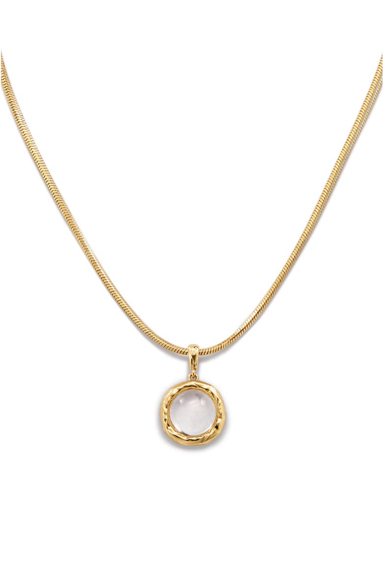 RC RETRO CHIC Aeolian Whispers Pendant Necklace, Main, color, Gold & Crystal Clear