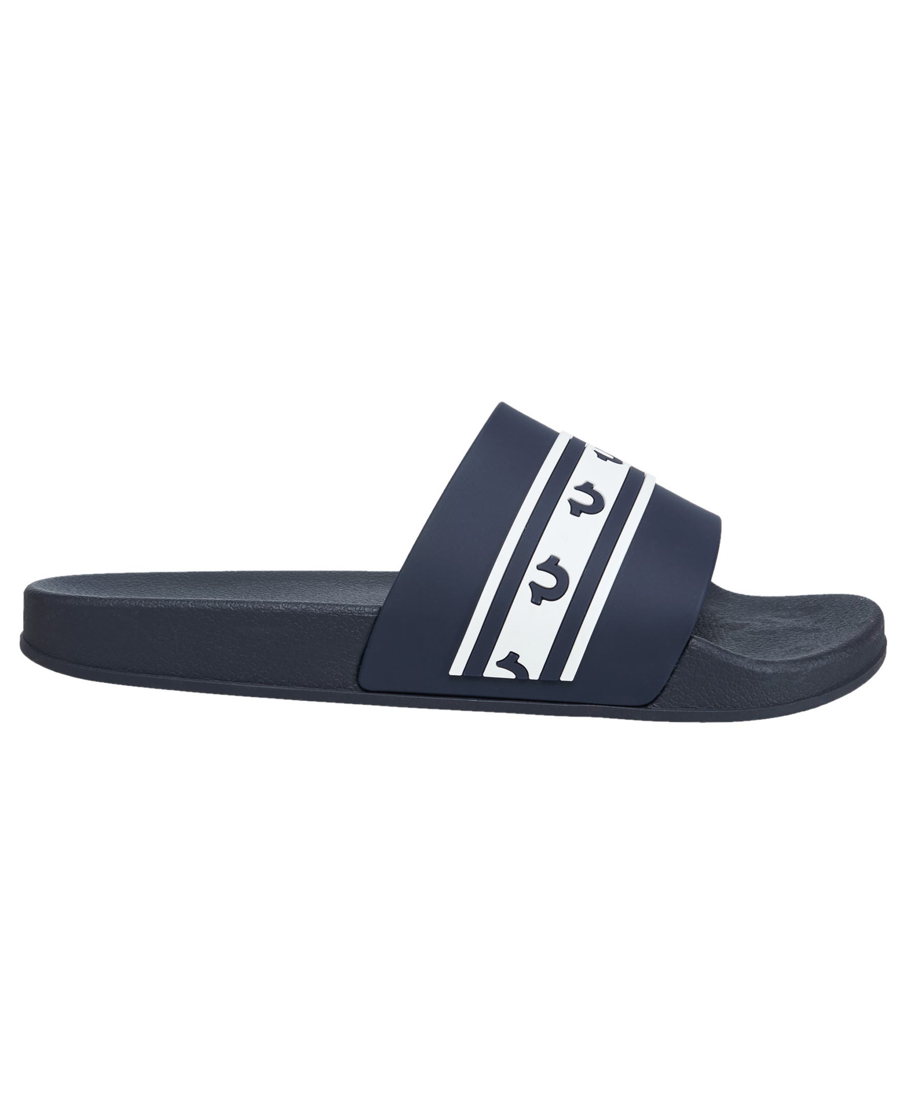 Snoop Colorblock Logo Pool Slide, Alternate, color, NAVY