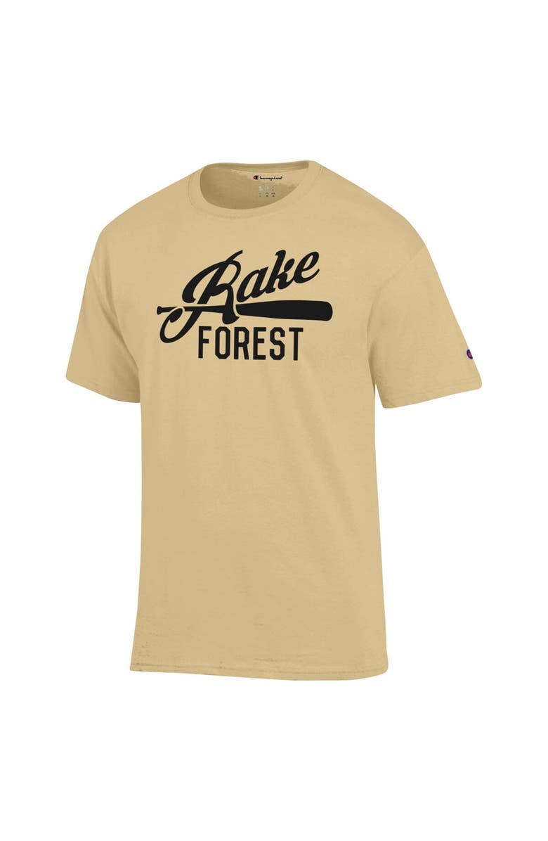 Champion Men's Champion Gold Wake Forest Demon Deacons Rake Forest Baseball 2-Hit T-Shirt, Alternate, color, Gold