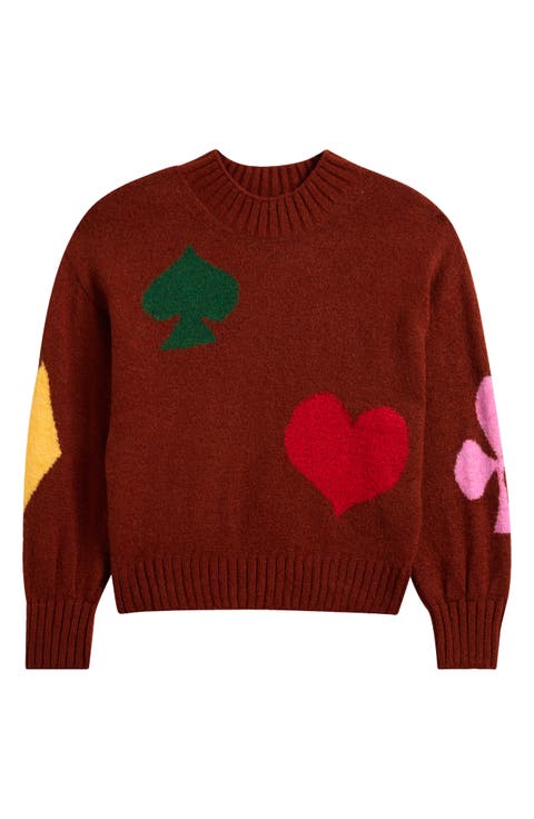 Kids' Joker Jacquard Crewneck Sweater (Toddler, Little Kid & Big Kid)