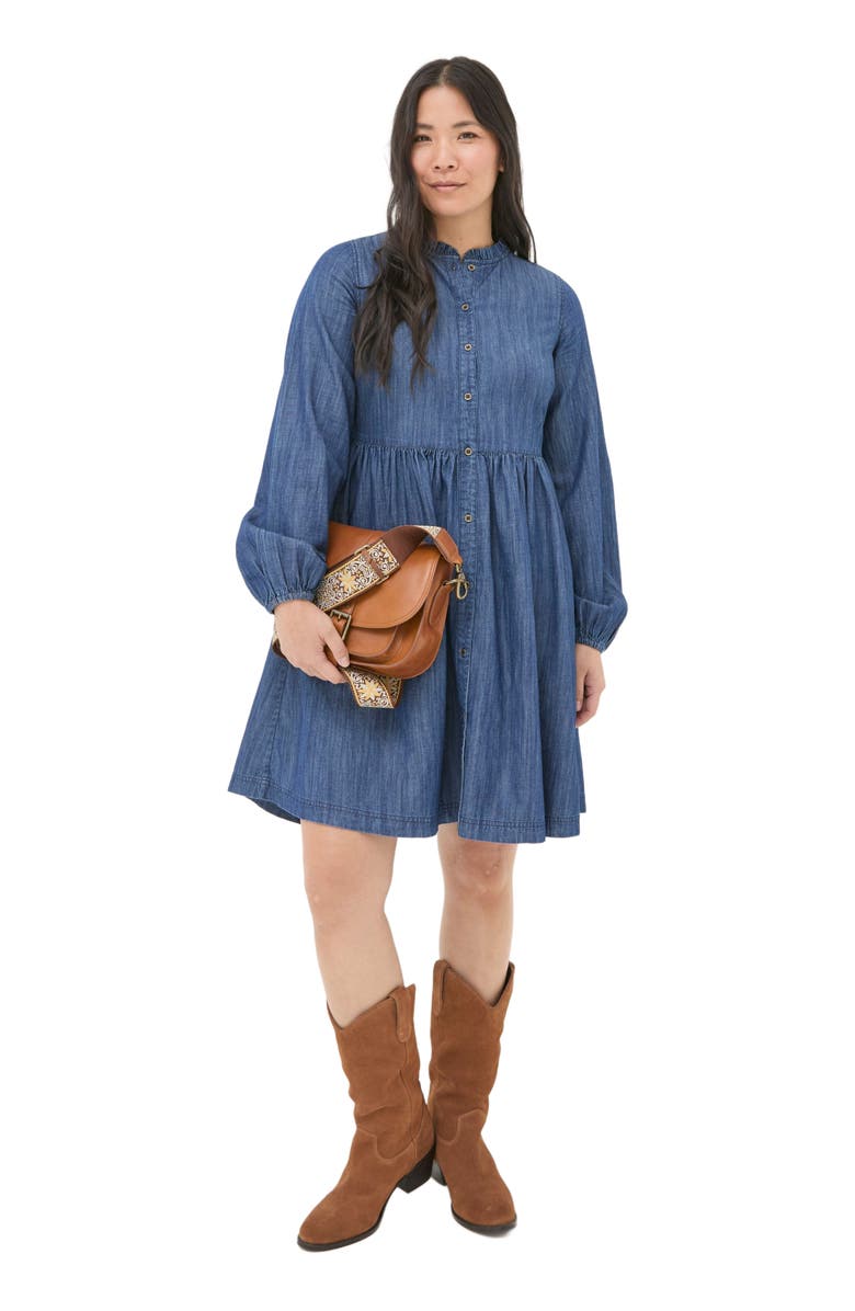 FatFace Women's Corrie Denim Dress, Alternate, color, 