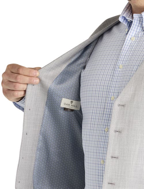 Oak Hill By Dxl Big & Tall Textured Vest