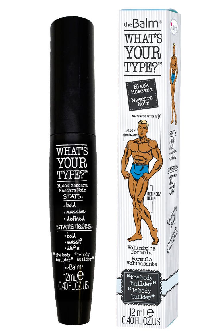 'What's Your Type® - The Body Builder' Mascara, Main, color, BLACK