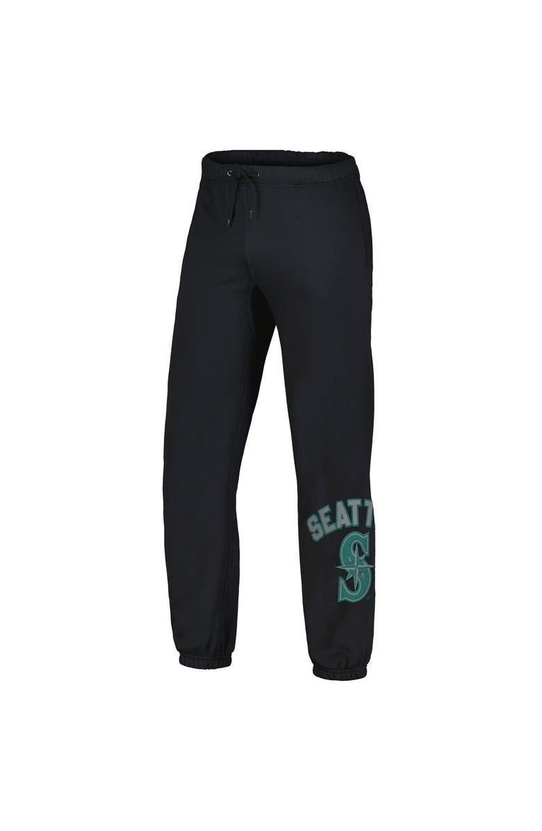PLEASURES Men's PLEASURES Black Seattle Mariners Opening Day Sweatpants, Alternate, color, Black