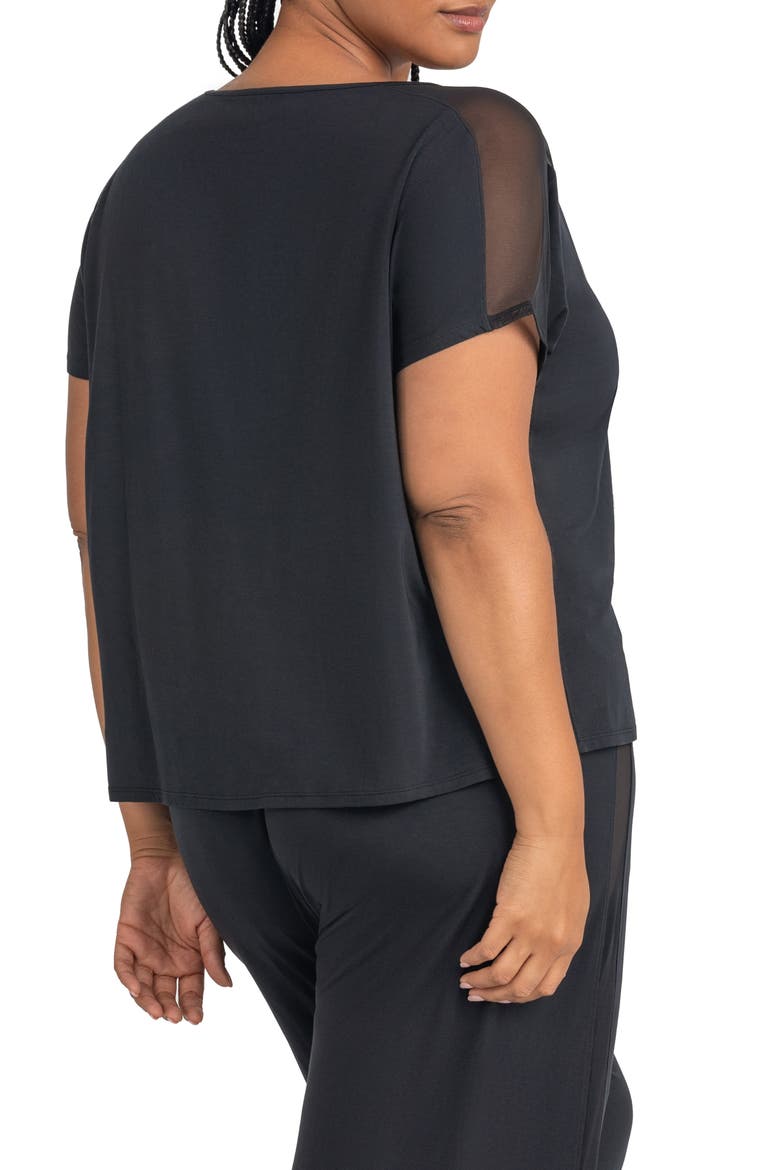 BlissWear Sleep T-Shirt, Alternate, color, MIDNIGHT