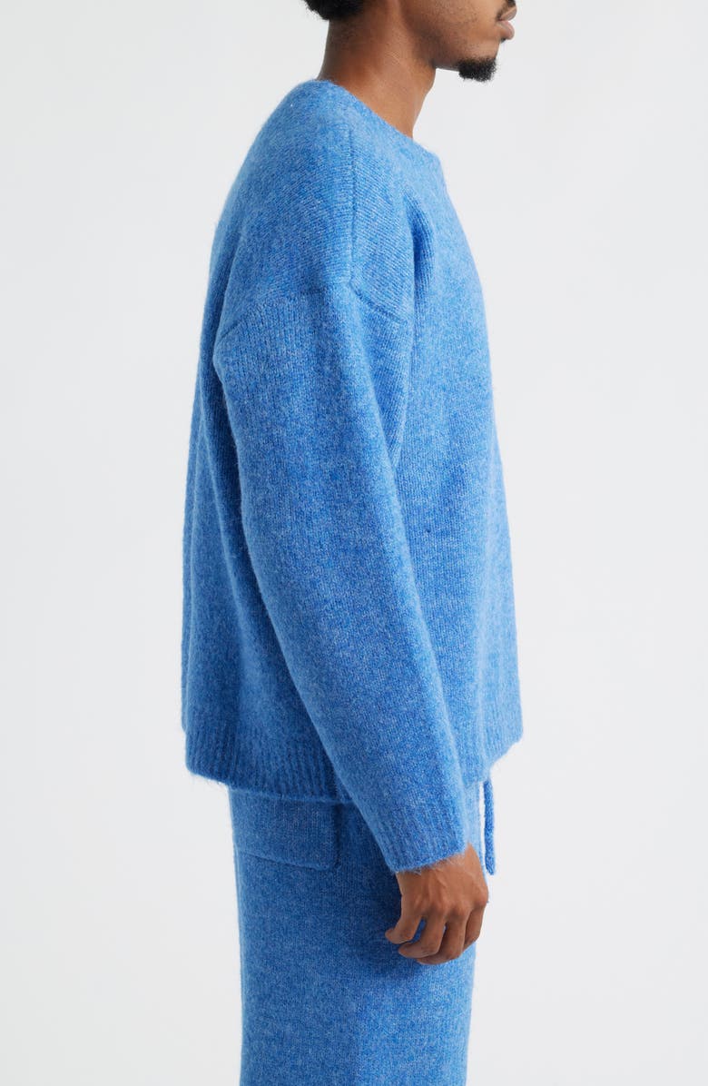 Elwood Oversize Crewneck Sweater, Alternate, color, Blue