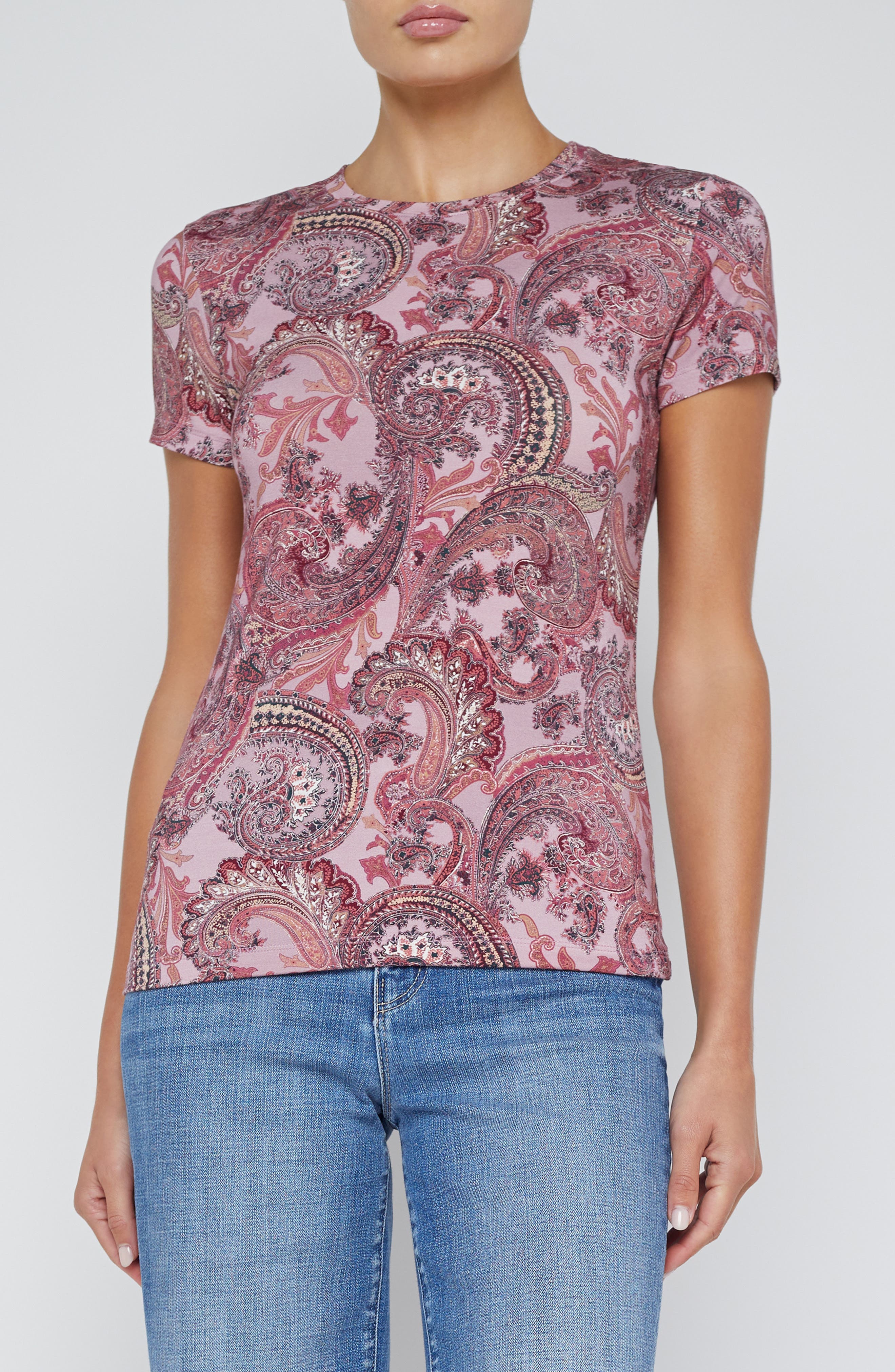 Ressi Paisley Print T-Shirt