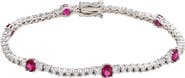 SUZY LEVIAN Cubic Zirconia Station Bracelet
