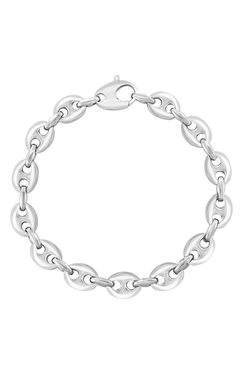 EFFY Men's Sterling Silver Mariner Chain Bracelet, Main, color, 