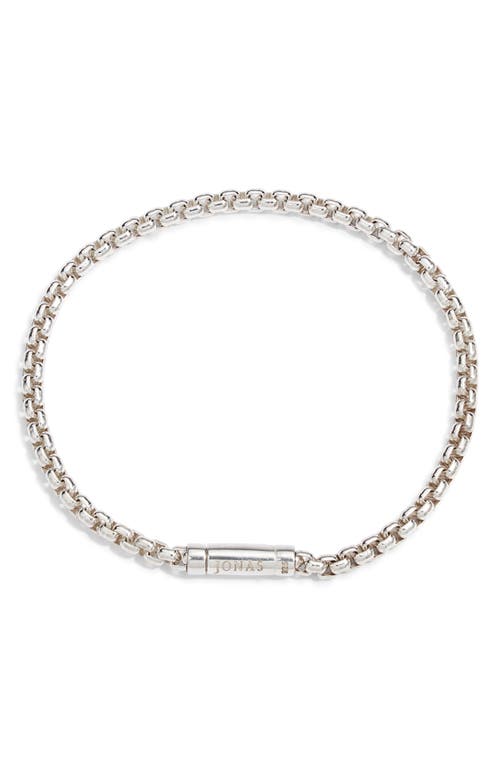 Jonas Studio Box Chain Bracelet In Silver