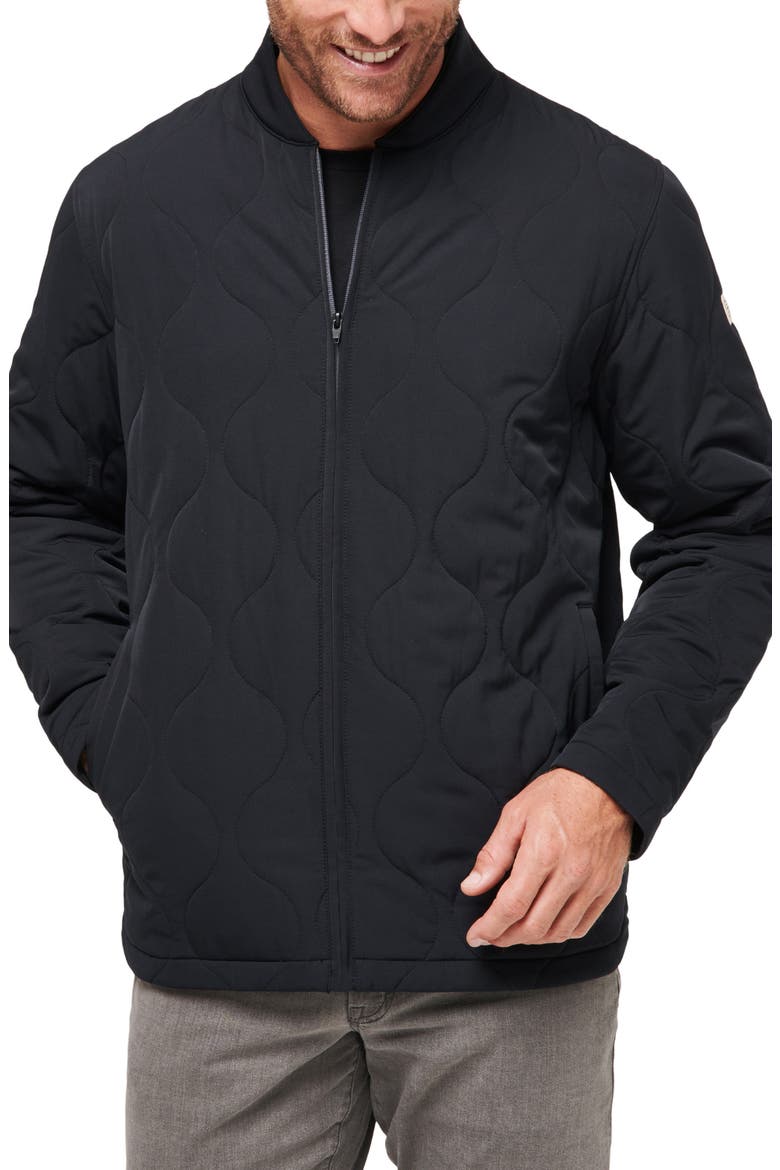 Come What May Quilted Jacket, Main, color, BLACK