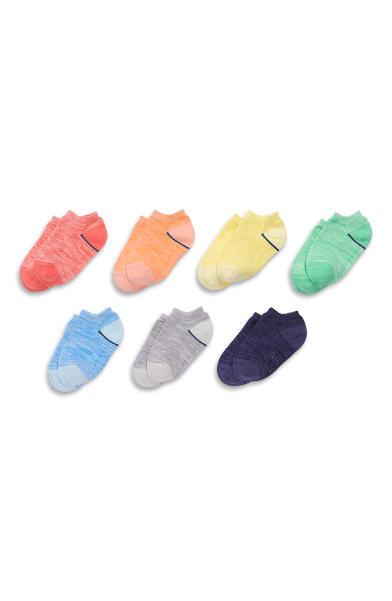 Primary Space-Dyed Ankle Sock 7-Pack, Alternate, color, 