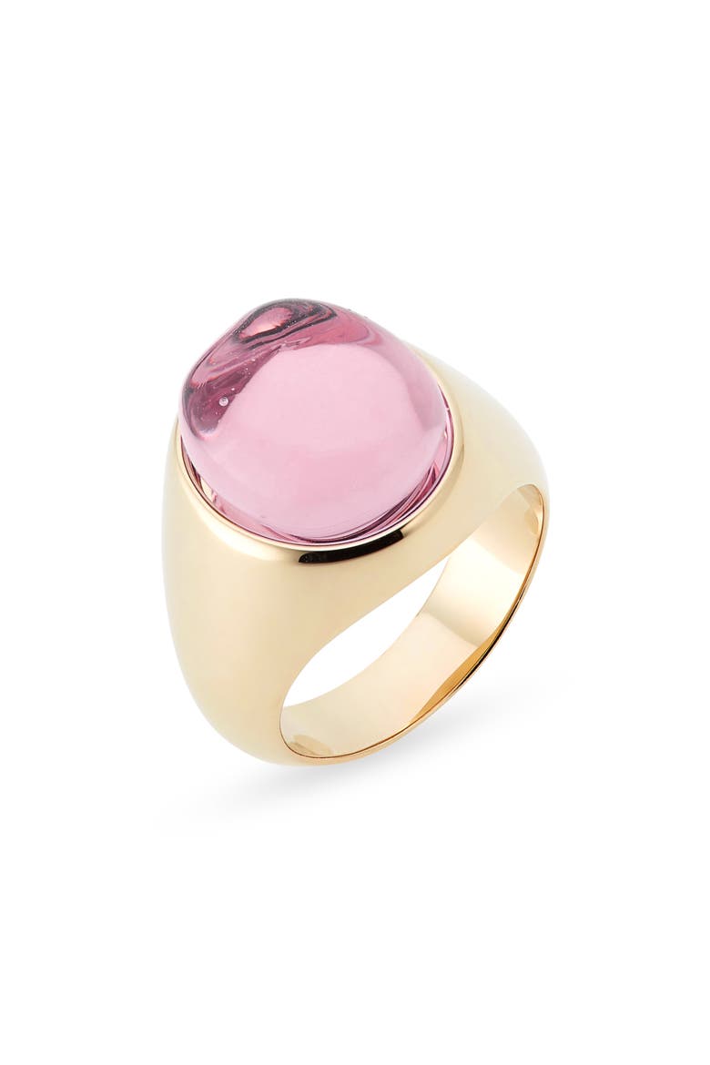 Otho Blown Glass Ring, Main, color, LIGHT PINK