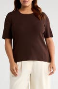 Tahari ASL Short Sleeve Sweater