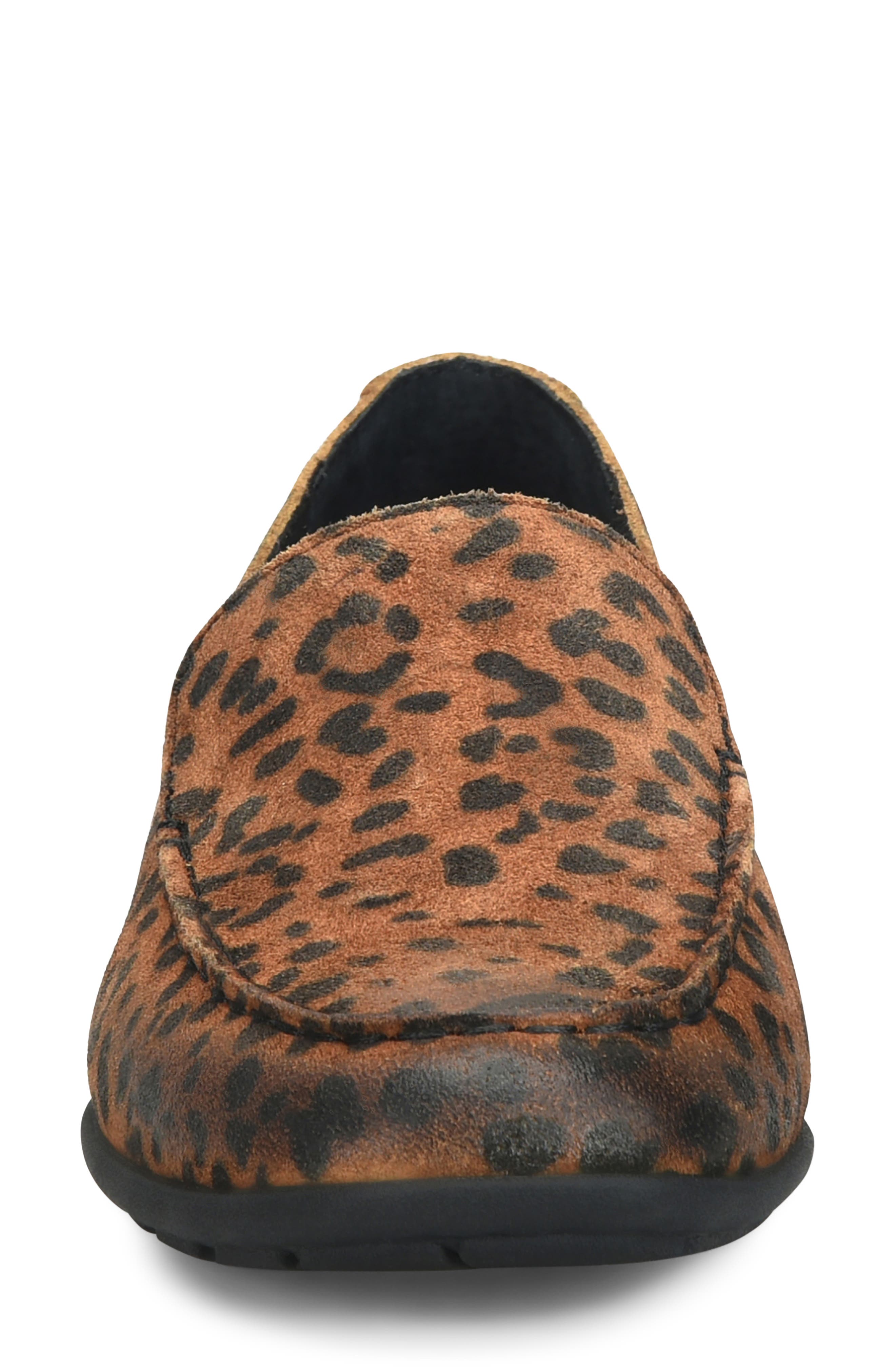 Fawn Loafer, Alternate, color, NATURAL LEOPARD SUEDE