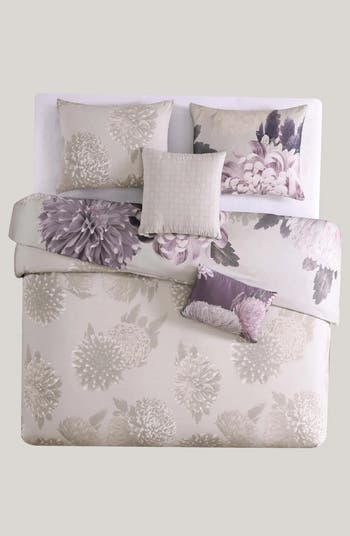 Bloom Purple 5-Piece Reversible Comforter Set