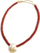 Madewell Shell Beaded Choker Necklace