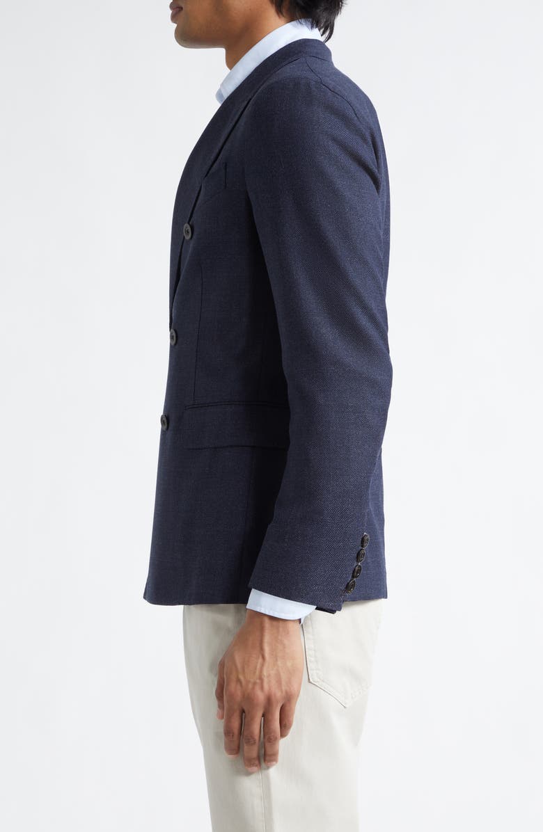 Boglioli Dover Double Breasted Wool Jacket, Alternate, color, Blue