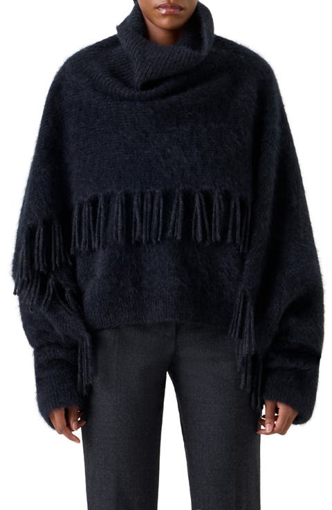 Cloud Fringe Cashmere Sweater
