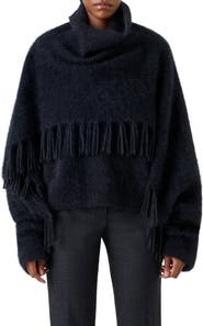 Akris Cloud Fringe Cashmere Sweater