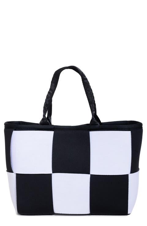 Water Resistant Woven Neoprene Mini Tote Bag