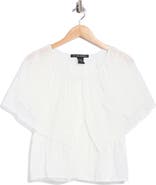 Forgotten Grace Lace Overlay Cotton Top
