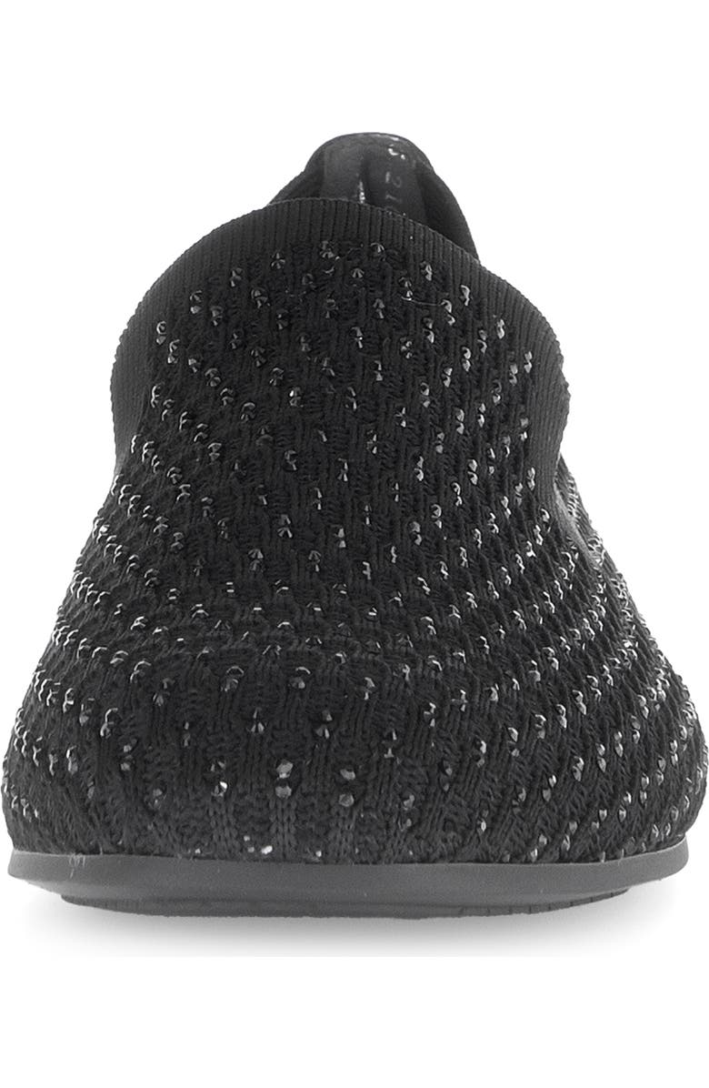 Gabor Rhinestone Knit Loafer, Alternate, color,